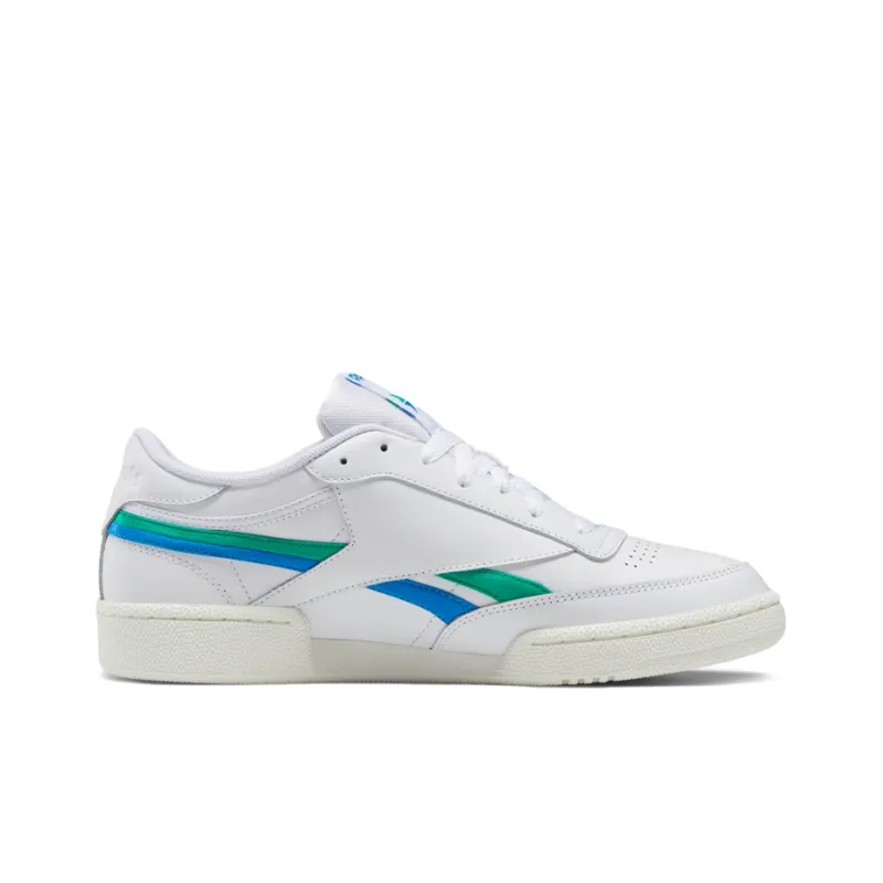 Reebok Club C Revenge Running Shoes White/Green/Blue-1