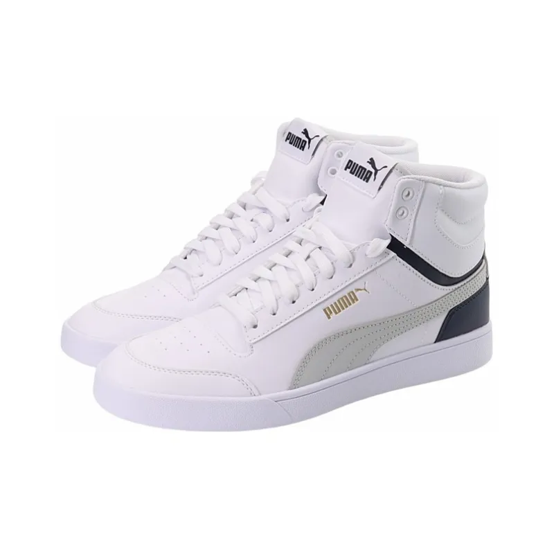 PUMA Shuffle Mid 'White Grey Peacoat'-2