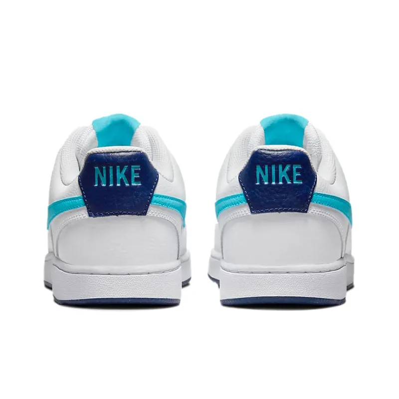 Nike Court Vision Low White Blue Void Turquoise-4