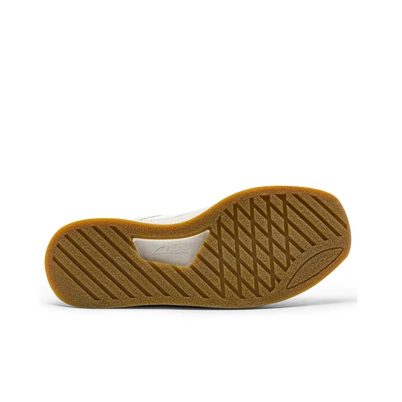 Clarks Art Movement Series Low Top Casual Shoes Women's White-4