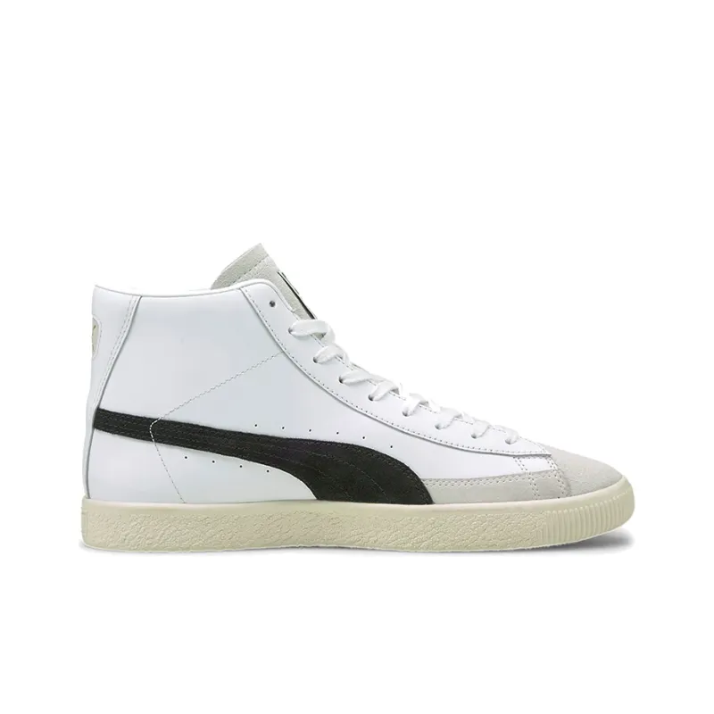 PUMA Basket Vintage Mid White Black Team Gold-1