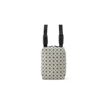 ISSEY MIYAKE Beetle Nylon Camera Bag Shoulder Bag Crossbody Bag Unisex Light Gray