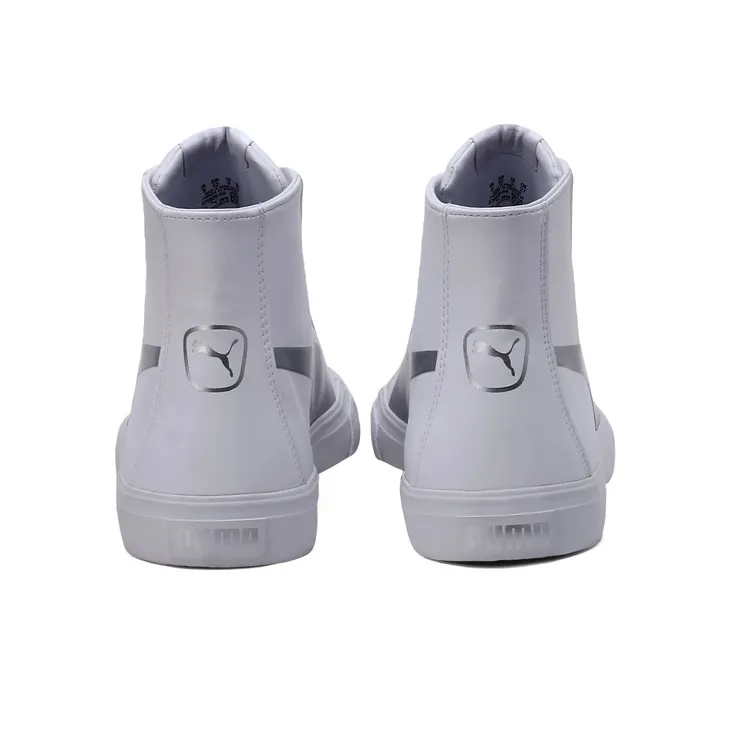PUMA Skateboard Shoes Men High-Top White-3