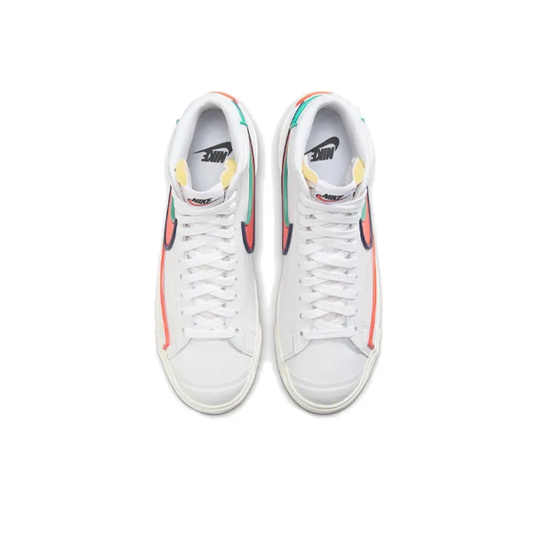 Nike Blazer Mid 77 Infinite White Blue Void Crimson-3
