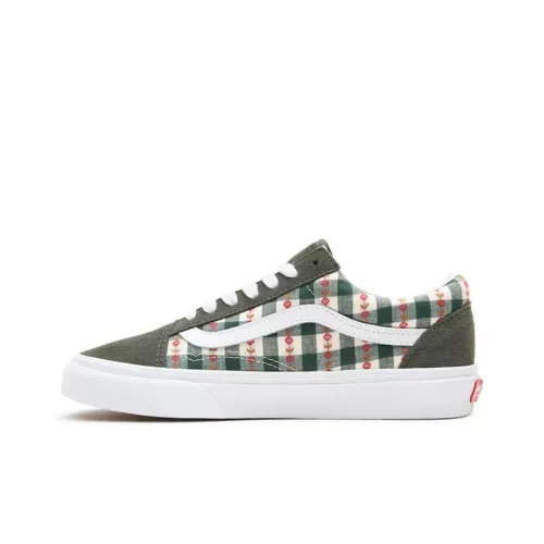 Vans Old Skool 'WhiteGreen Plaid'