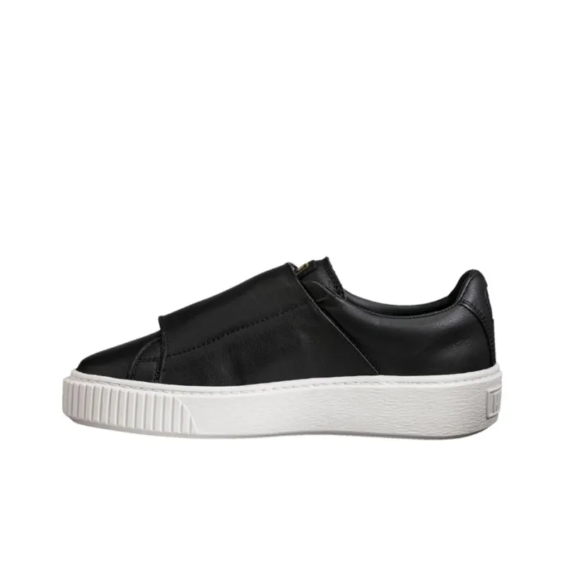 PUMA Basket Platform Big Strap 'Black' Women's-0