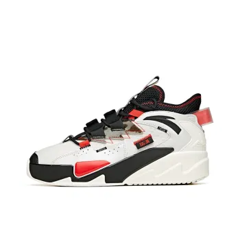 Anta Life Collection KT G6 Soup Cushioning Anti-Slip And Wear-Resistant Low-Top Skateboard Shoes Men's White Black Gray