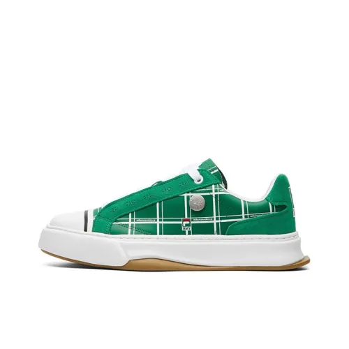 FILA FUSION Canvas Shoes Skateboard Shoes Women's Low-Top Amazon Green