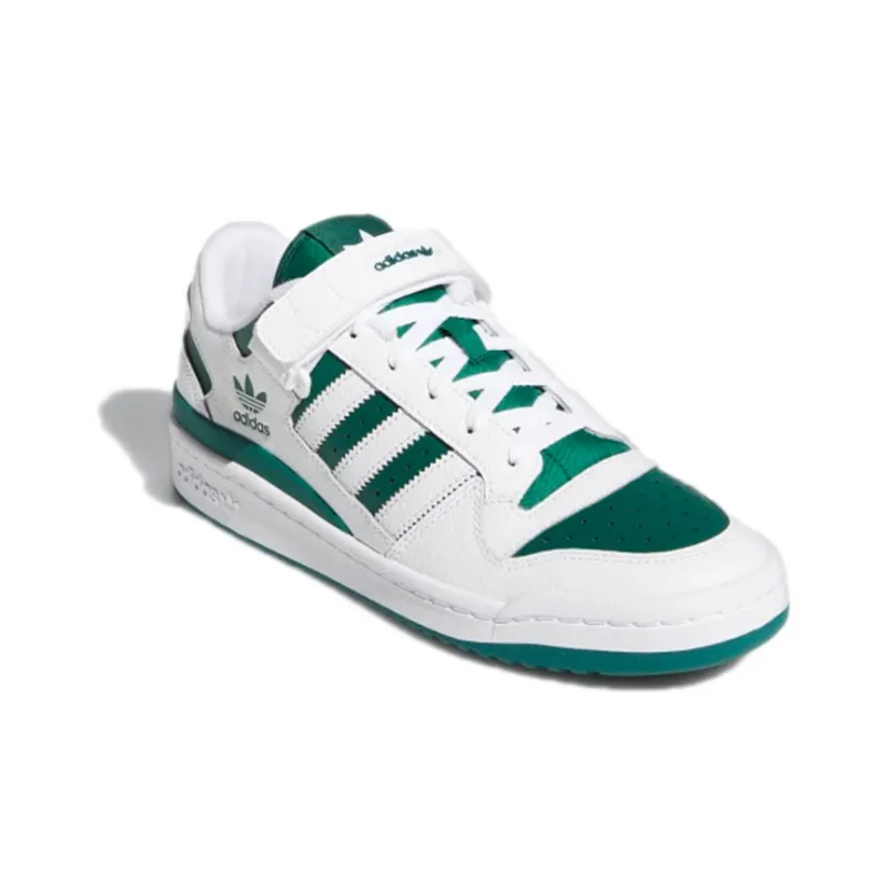 adidas originals forum mod low white green