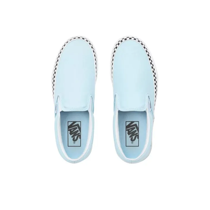 Vans Slip on Low Top Skateboard Shoes Unisex Blue-3