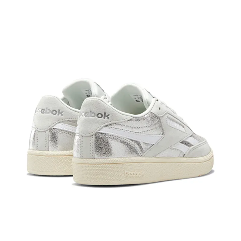 Reebok Club C Series Skateboard Shoes Women's Low-Top Gray/White-8