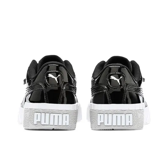 PUMA Cali Patent Leather Casual Shoes For Black Women's-3