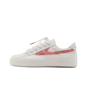 Warrior Divine Power Chinoiserie Collection Classic Small Wingtip Sports Canvas Shoes Unisex Pink