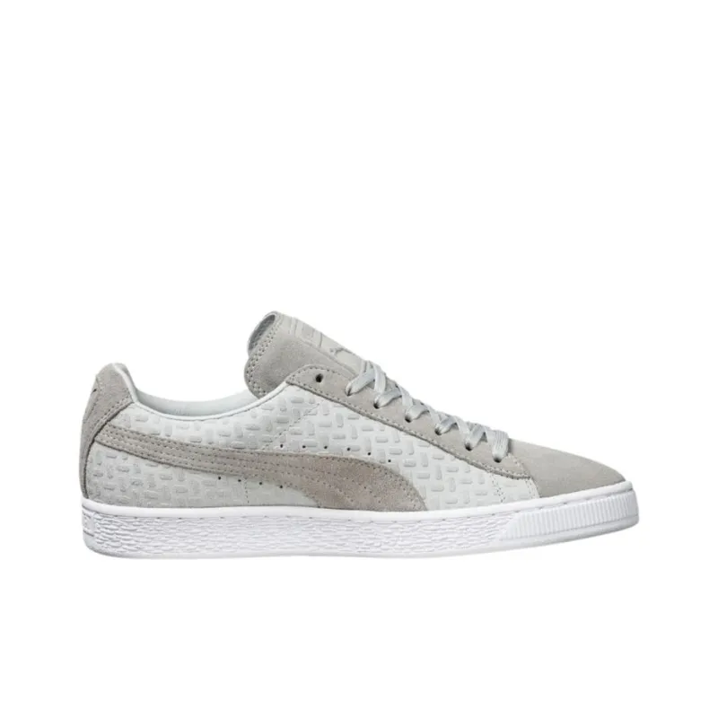 PUMA Suede Classic Emboss V2 Anti-Slip Wear-Resistant Low-Top Skateboard Shoes Men's Khaki-1