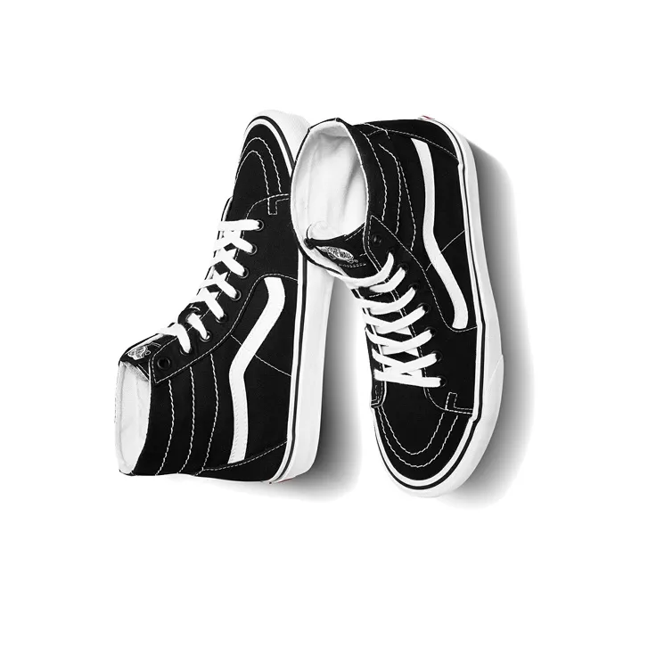 Vans Sk8 Hi Tapered 'Black White'-3