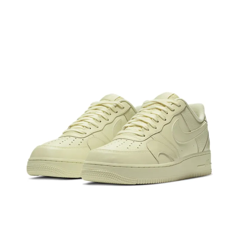 Nike Air Force 1 Low Misplaced Swooshes Pale Yellow-2