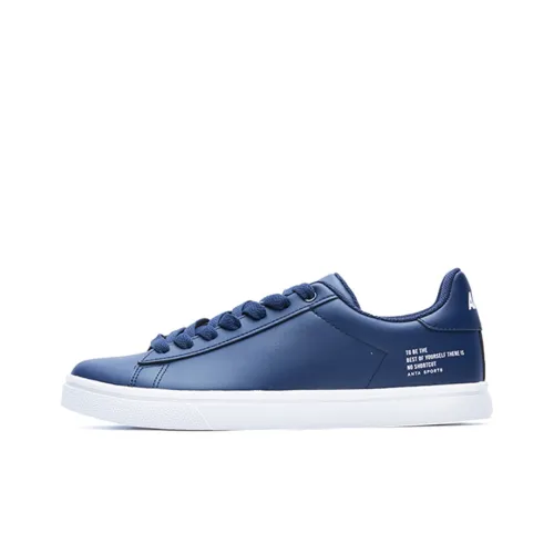 ANTA Skateboard Shoes Men Low-Top Coastal Blue/ANTA White