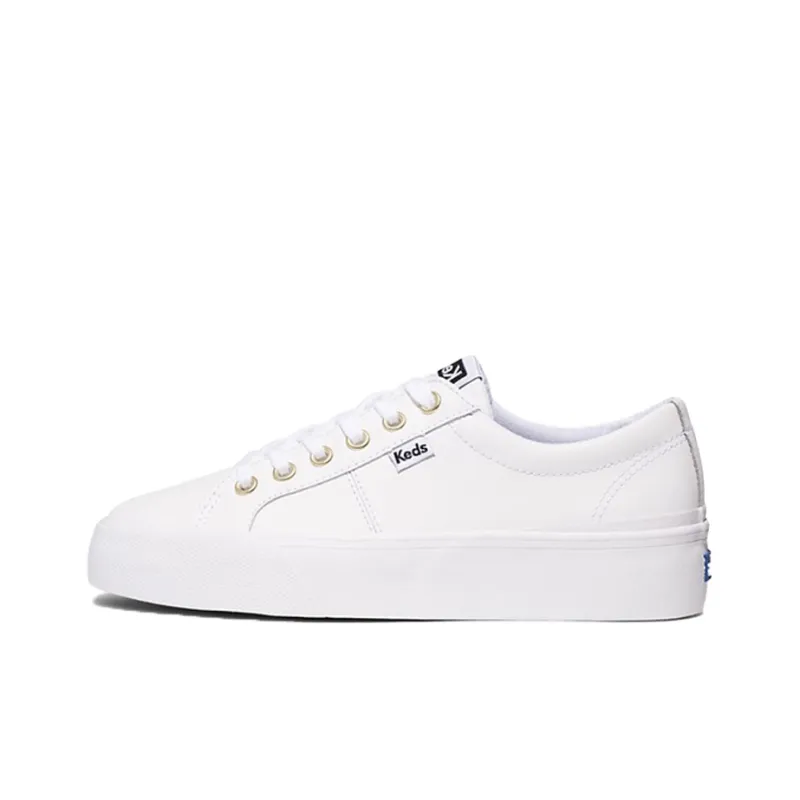 Keds Skateboard Shoes Women's Low-Top White-0