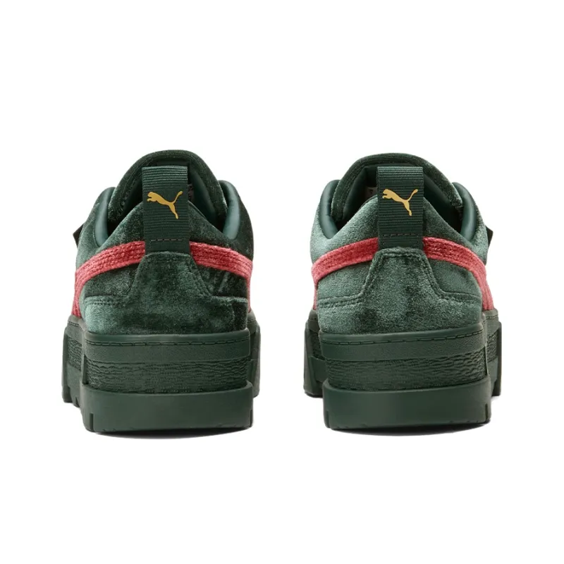 PUMA Mayze Velvet Green Gables Tibetan Red Women's-3