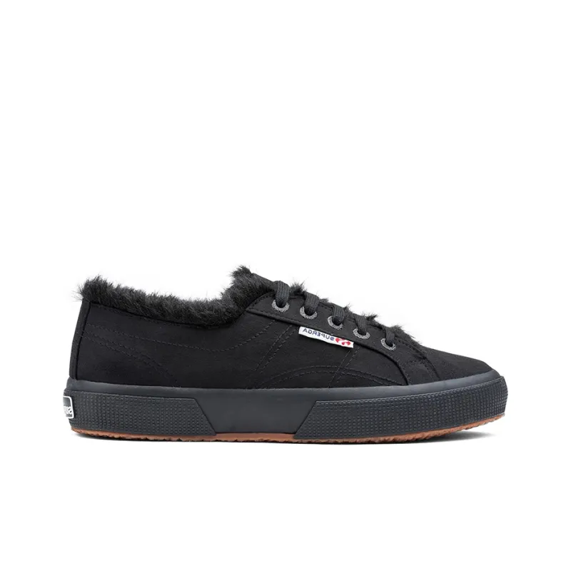 SUPERGA Skateboard Shoes Unisex Low-Top Black-1