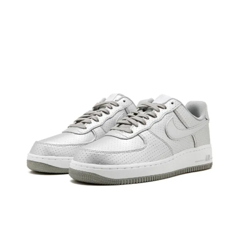 Nike Air Force 1 Low '07 LV8 Metallic Silver Perforated-2