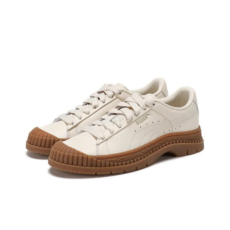 PUMA Utility Leather 'White Smoke' Women's-2
