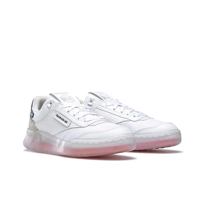 Reebok Club C Legacy White Twisted Coral Women's-4