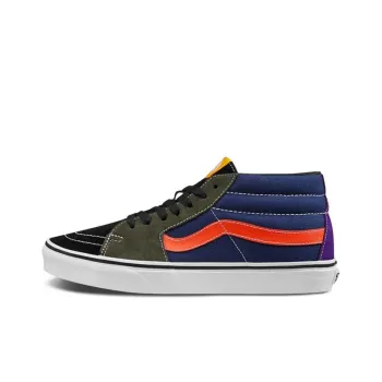 Vans Mix Match SK8MID 'Black Red Blue'