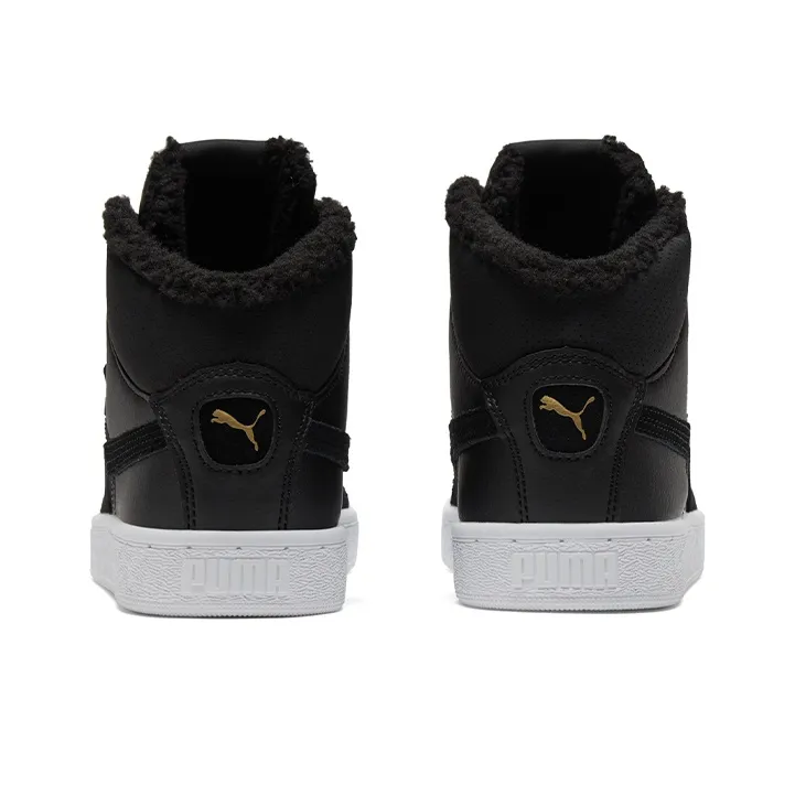 PUMA 1948 Mid Lfur Mid Top Fleece Lined Casual Skate Shoes Unisex Black-3