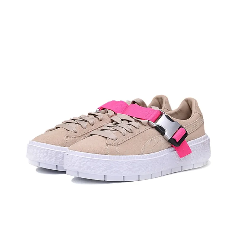 PUMA Fenty X Platform Trace Buckle 'Cement Pink' Women's-2