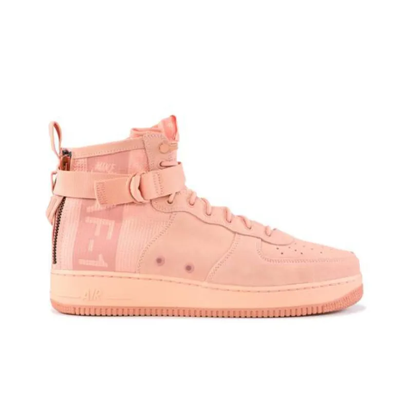 Nike Sf Air Force 1 Mid Coral Stardust-1