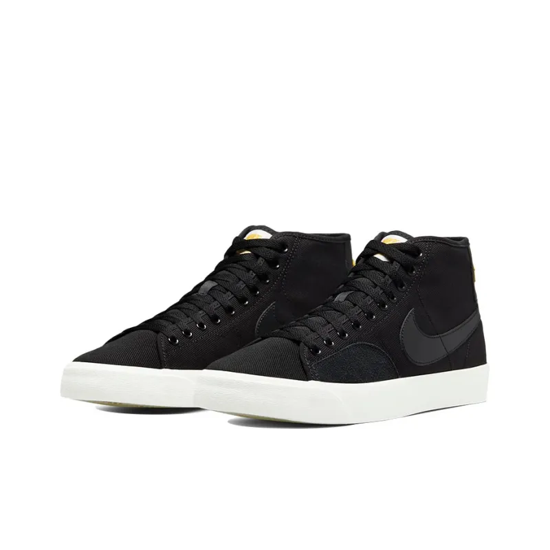 Nike Sb Blzr Court Mid Premium Black White-2