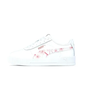 PUMA Carina L Sakura Bdp Balance Lightweight Low-Top Skateboard Shoes Women's White