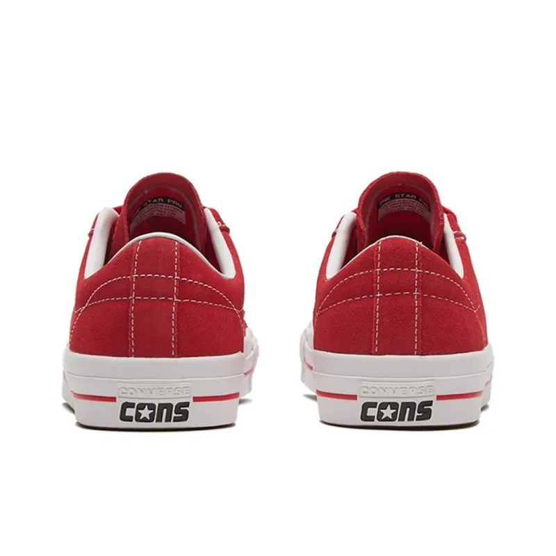 One Star Converse Pro Cons Low '90s Block University Red'-3