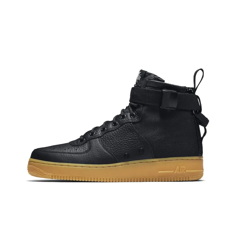 Nike Sf Air Force 1 Mid Black Gum-0