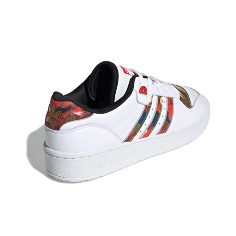 Adidas Originals Rivalry Low Cny 'Black Gold Red' Women's-2