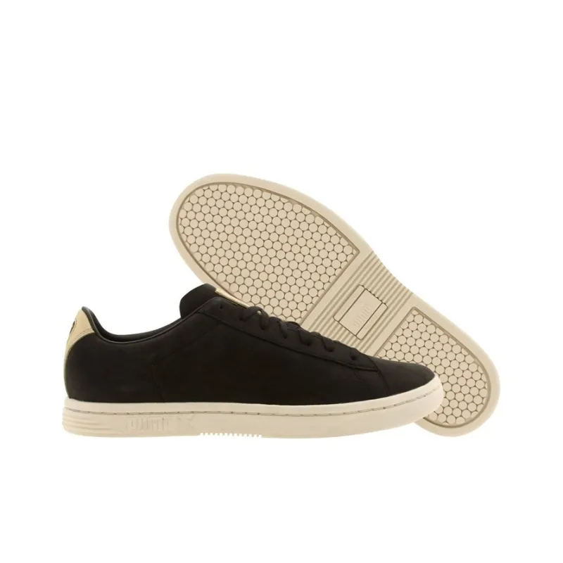 PUMA Court Star Coverage Lightweight Breathable Low-Top Skateboard Shoes Unisex Black-4