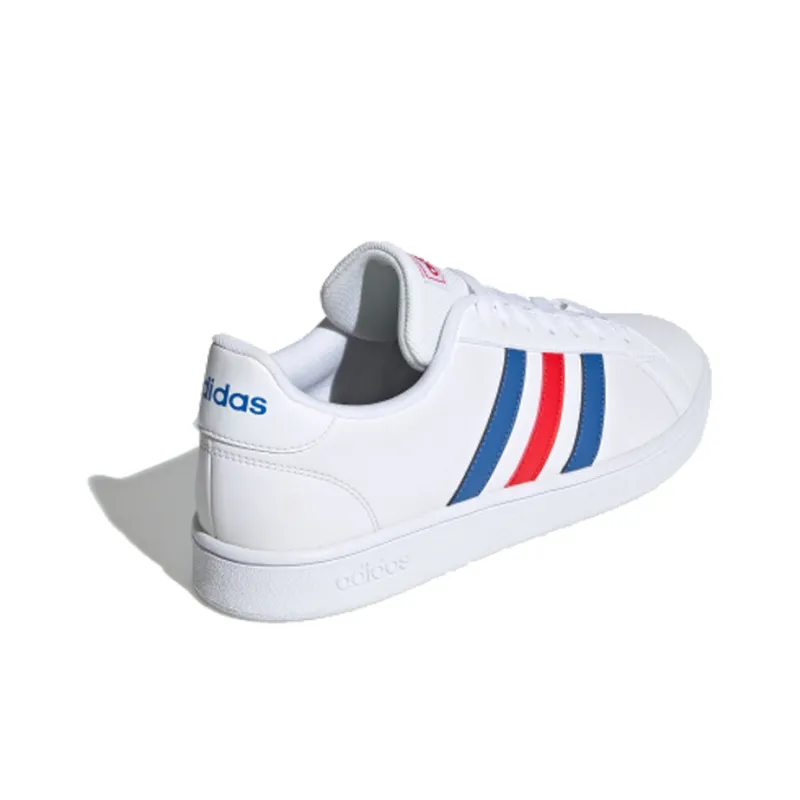 Adidas Grand Court Base 'White Blue Active Red'-3
