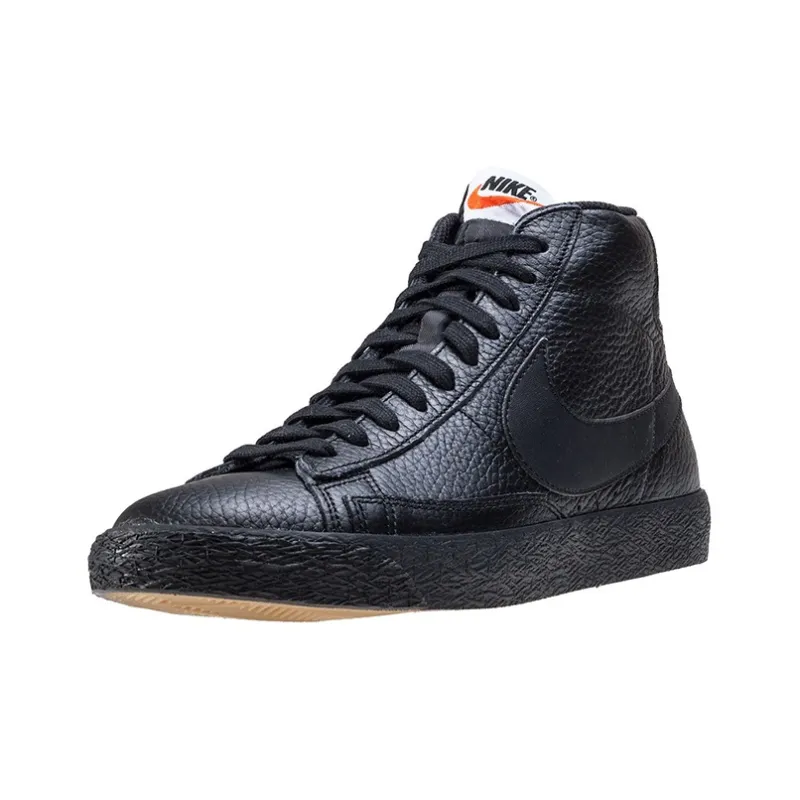 Nike Blazer Mid Prm 'Black'-2