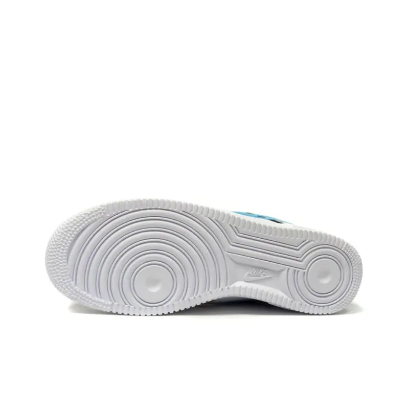 Nike Air Force 1 Low Worldwide White Blue Fury Volt-4