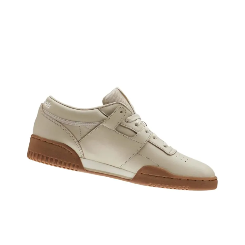 Reebok Workout Skateboard Shoes Men Low-Top Ecru-3