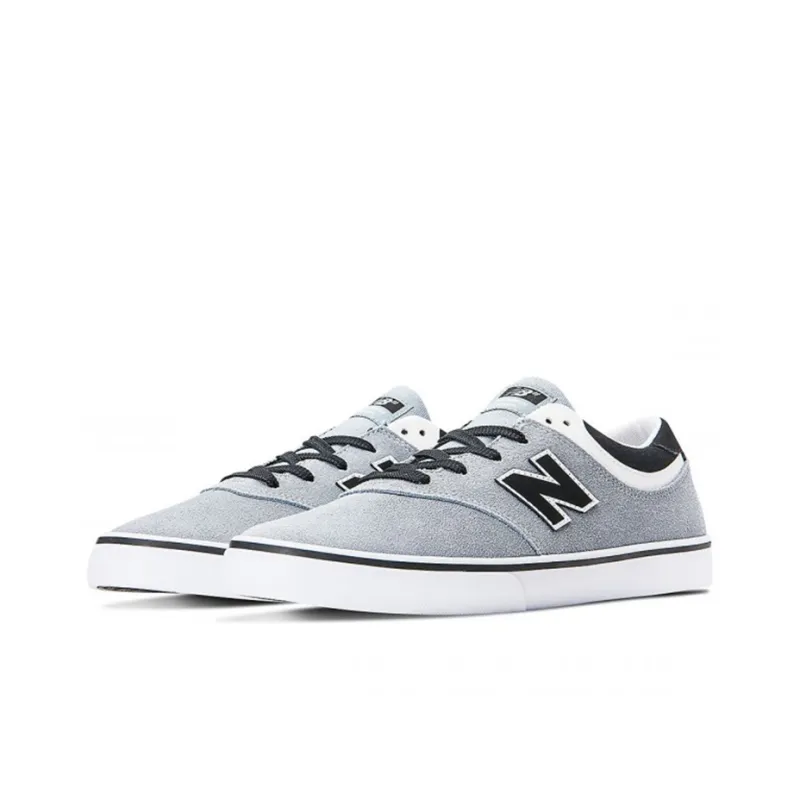 New Balance NB Quincy 254 Durable Lightweight And Breathable Low-Top Skateboard Shoes Men's Gray Blue-2