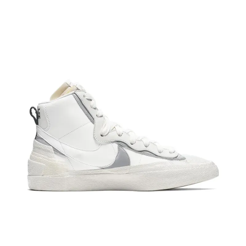 Nike Blazer Mid Sacai White Grey-1