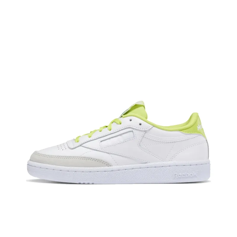 Reebok Club C85 'Cloud White Acid Yellow' Women's-0