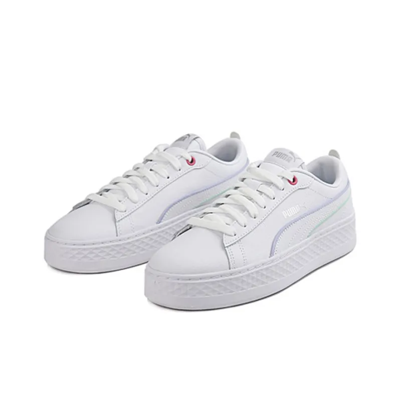 PUMA Smash Platform 'Piping White Lilac' Women's-2