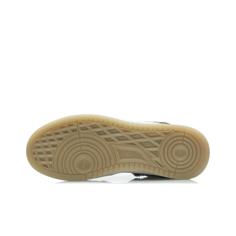 LiNing Layer Pro Durable Lightweight And Breathable Low-Top Skateboard Shoes Men's White Umber-3