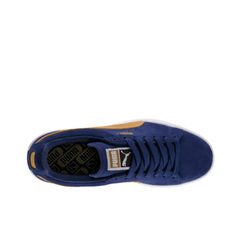 PUMA Suede Classic Slip-Resistant Cushioning Wear-Resistant Low-Top Skateboard Shoes Women's Blue Orange Multicolor-4