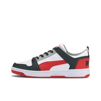 PUMA Rebound Lay Up Lo Sl Black/White/Red Low Board Shoes