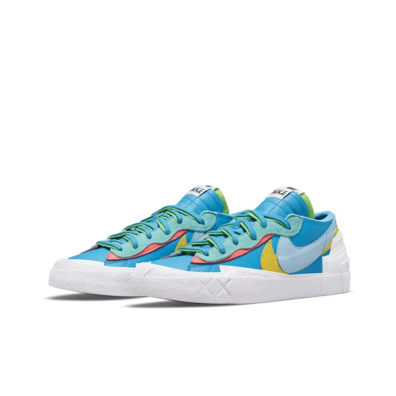 Sacai X KAWS X Nike Blazer Low Neptune Blue-2