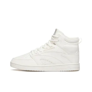 Anta Non slip Lightweight High Top Skateboard Shoes Women's Ivory White